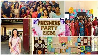 Celebrating Fresher's Party & Department Day🥳 | #jbcollage | #freshers | #vlog