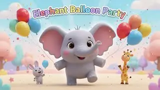 Elephant Balloon Party &ndash; Nursery Rhyme, Toddler Learning, Animal Fun, and Playful Celebration