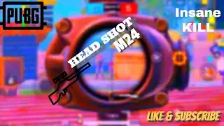 #GetReact #pubg #TDM #headshot #M24 INSANE KILL WITH M24 ||SHARP SHOOTER IN PUBG