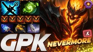 GPK Shadow Fiend Nevermore - Dota 2 Pro Gameplay [Watch & Learn]