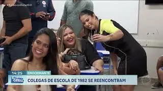 Emocionante: colegas de escola de 1982 se reencontram