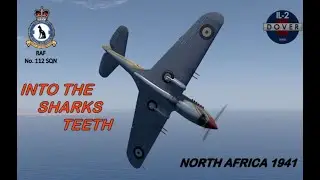 Into The Sharks Teeth RAF No. 112 Squadron IL-2 Cliffs of Dover Desert Wings in 4K UHD
