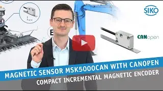 SIKO Magnetic sensor MSK5000CAN &ndash; Compact incremental magnetic encoder with CANopen interface