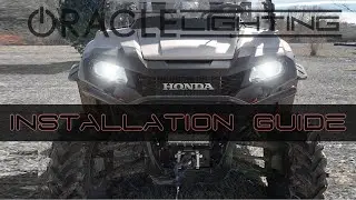 Honda Pioneer 700 LED Headlight Upgrade- DIY Installation- ORACLE Lighting S3 Bulbs
