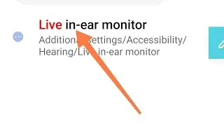 redmi note 10 live in ear monitor setting, how to set live in ear monitor redmi note 10