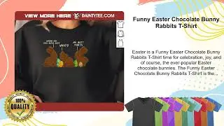 Funny Easter Chocolate Bunny Rabbits T-Shirt
