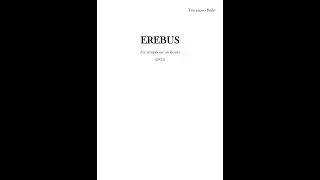 Erebus &mdash; Tone Poem for Orchestra | Tommaso Bailo