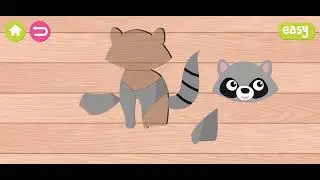 🦊🐼 11 Forest Animal Shape Matching Puzzles for Toddlers - Forest Animals Puzzle Walkthrough