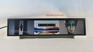 Ultra Wide Stretched Bar Type Screen High Brightness Horizontal Display Digital Signage