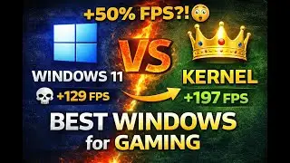 Windows 11 vs Custom OS  | 5-Game FPS Benchmark (Shocking Results)
