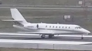 NetJets Aviation Cessna 680 Citation Sovereign [N368QS] Takeoff from PDX