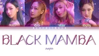 aespa - 'Black Mamba' (Color Coded Lyrics Han/Rom/Eng/가사)