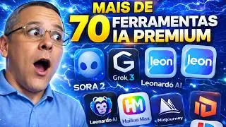 PAK FERRAMENTAS PREMIUM: SORA 2, GROK 3, LEONARDO IA, HAILUO MAX, GAMMA APP, MIDJOURNEY, IDEOGRAM