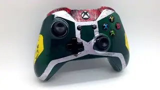 Раскрашенный контроллер Xbox One в стиле HALO от Westie &mdash; Acidic Gaming