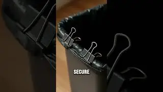 Trash bag always slipping? Try this trick!