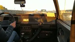 LADA (VAZ-2108) HYBRID SEVCON GEN 4, MOTENERGY DLC-28 (ME-1302), riding on electrisity mode.