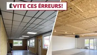 COMMENT POSER UN PLAFOND EN 1H CHRONO ? (D&eacute;fi Menuiserie) ⏱️