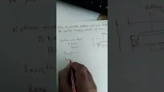 How to calculate length of bottom mid bar for positive bending moment