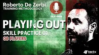 Roberto De Zerbi - Playing Out From The Back Football Drill - Skill Practice 1