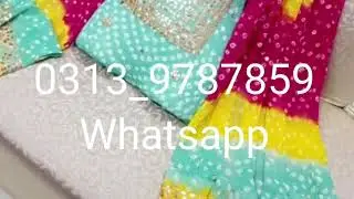 #fabric #online #indianclothes/Arrival New Design/Press Gotta/ Chunri Work Handmade Suits/wedding