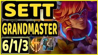 BEANSU (SETT) - 6/1/3 KDA TOP GAMEPLAY - EUW Ranked GRANDMASTER