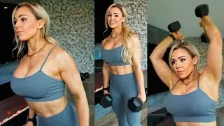 Upper body workout at home by Stephanie sanzo 🏡💪🔥💯
