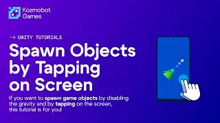 How to Spawn Objects on Tap in Unity 2D!