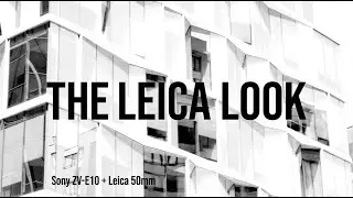 Leica 50mm f/2 Summicron-R + Sony ZV-E10 | Cinematic 4K Test