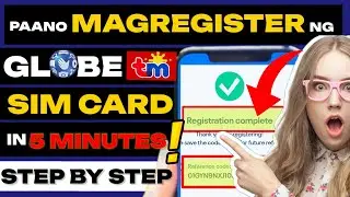 How To Register Sim Card Globe / TM Philippines 2023  | Sim Card Registration | TAGALOG | Diy & How