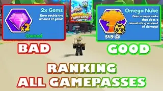 RANKING ALL GAMEPASSES (Tier List) - Roblox Mining Simulator 2