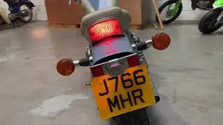 Honda Rebel 250 ticking over