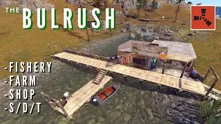 RUST Fishery & Farm River Base for S/D/T with Bridge!