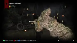Dragon age Inquisition map to a waterfall location