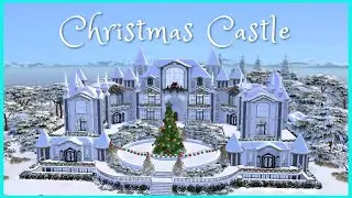 Christmas Castle | Sims 4 Speed Build