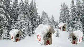 Décoration de Noël : La Maison de Noël au CROCHET