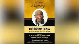 In Loving Memory: Elder Rayman Thomas