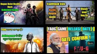 Rogue heist health hack | Diwali updates | pubg back | Faug release date | Vande India Official