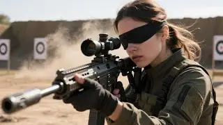 A Simple Woman Was Mocked at the Sniper Finals &mdash; Until She Landed 10 Blindfolded Bullseyes