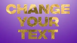 How to Add Texture to Text in Photoshop in SECONDS
