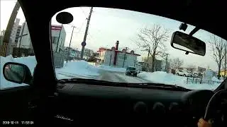 ナンカンスタッドレスでブラックアイスバーン走ってみた