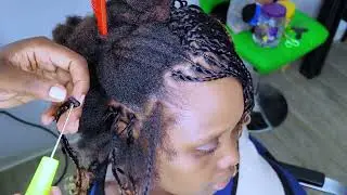 Simple Sngle Crochet braids