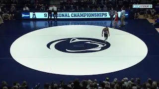 184 LBS: Tanner Harvey (American) vs. #8 Aaron Brooks (Penn State) | 2020 B1G Wrestling