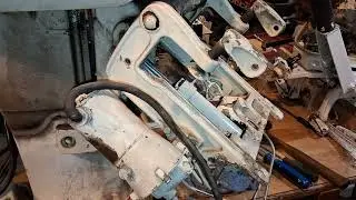 45hp Chrysler outboard trim and tilt. #Chrysler # outboard # diy #vintage #boatmotors 