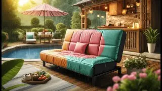 🌧️ Easy-Going 100% Waterproof Futon Cover | Best Outdoor Futon Cover Waterproof 🌧️