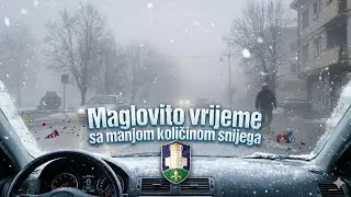 Zimski Gradacac - Maglovito vrijeme sa manjom kolicinom snijega - 2024/12/31