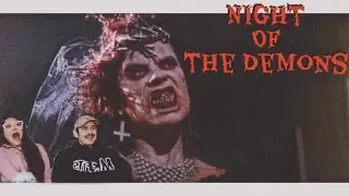 NIGHT OF THE DEMONS (1988) FIRST TIME WATCHING!! MOVIE REACTION!!