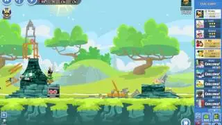 Angry Birds Friends week 185 level 1 power ups 141k