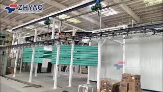 Successful installaion of powder coating plant #powdercoatingline
