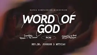 Church of God  |Sermon By Rev. Dr. Johnson S Muthiah | 11.01.2026