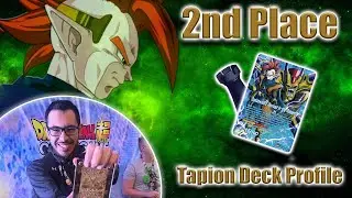 2nd Place Blue Tapion deck profile by Jared Lopez at the CoreTCG July '24 Regionals!
